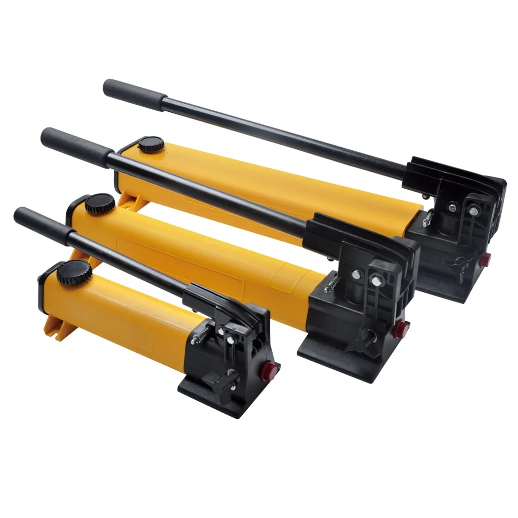Light hydraulic hand pump